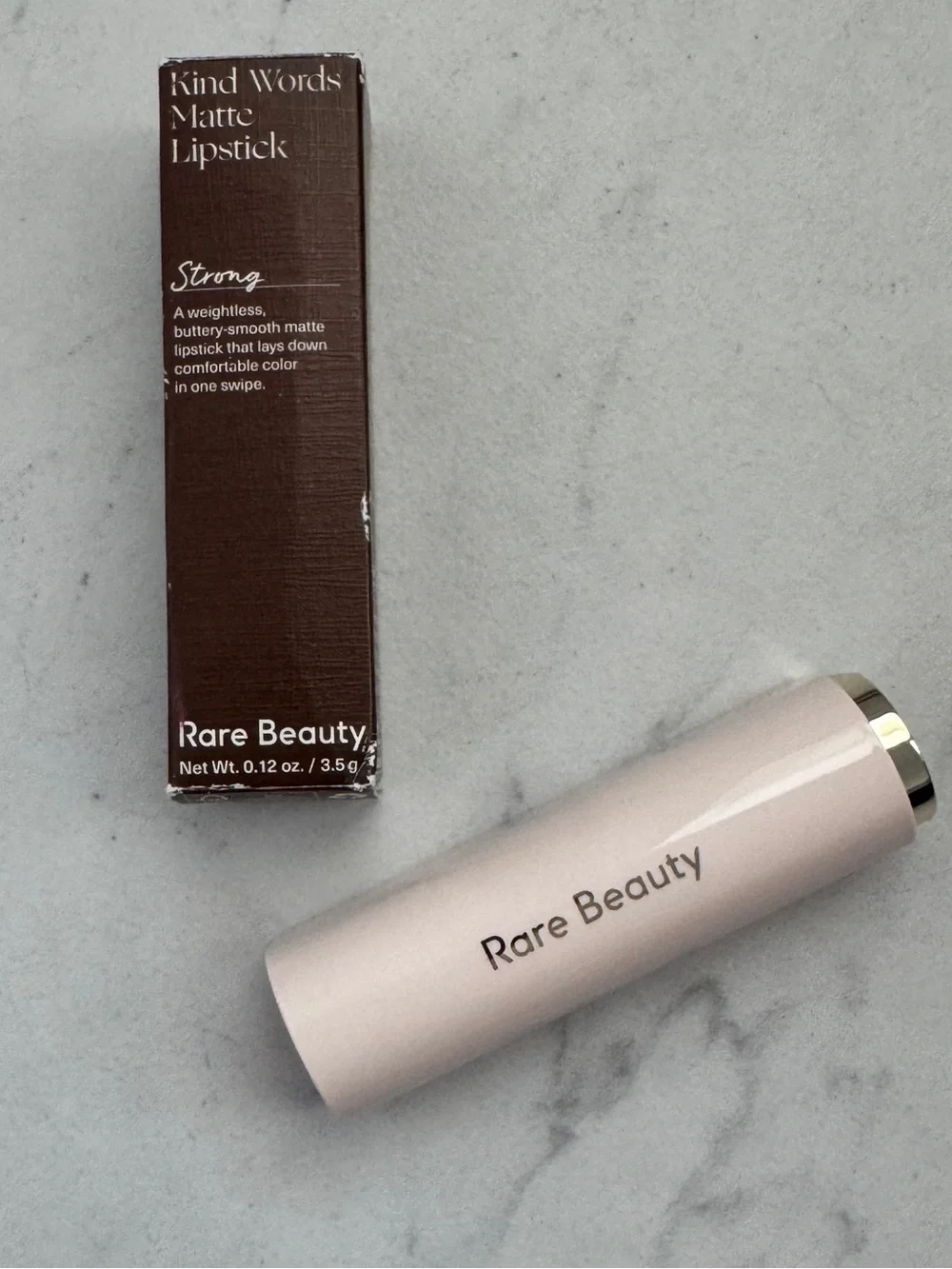 RARE BEAUTY KIND WORDS MATTE LIPSTICK;—STRONG